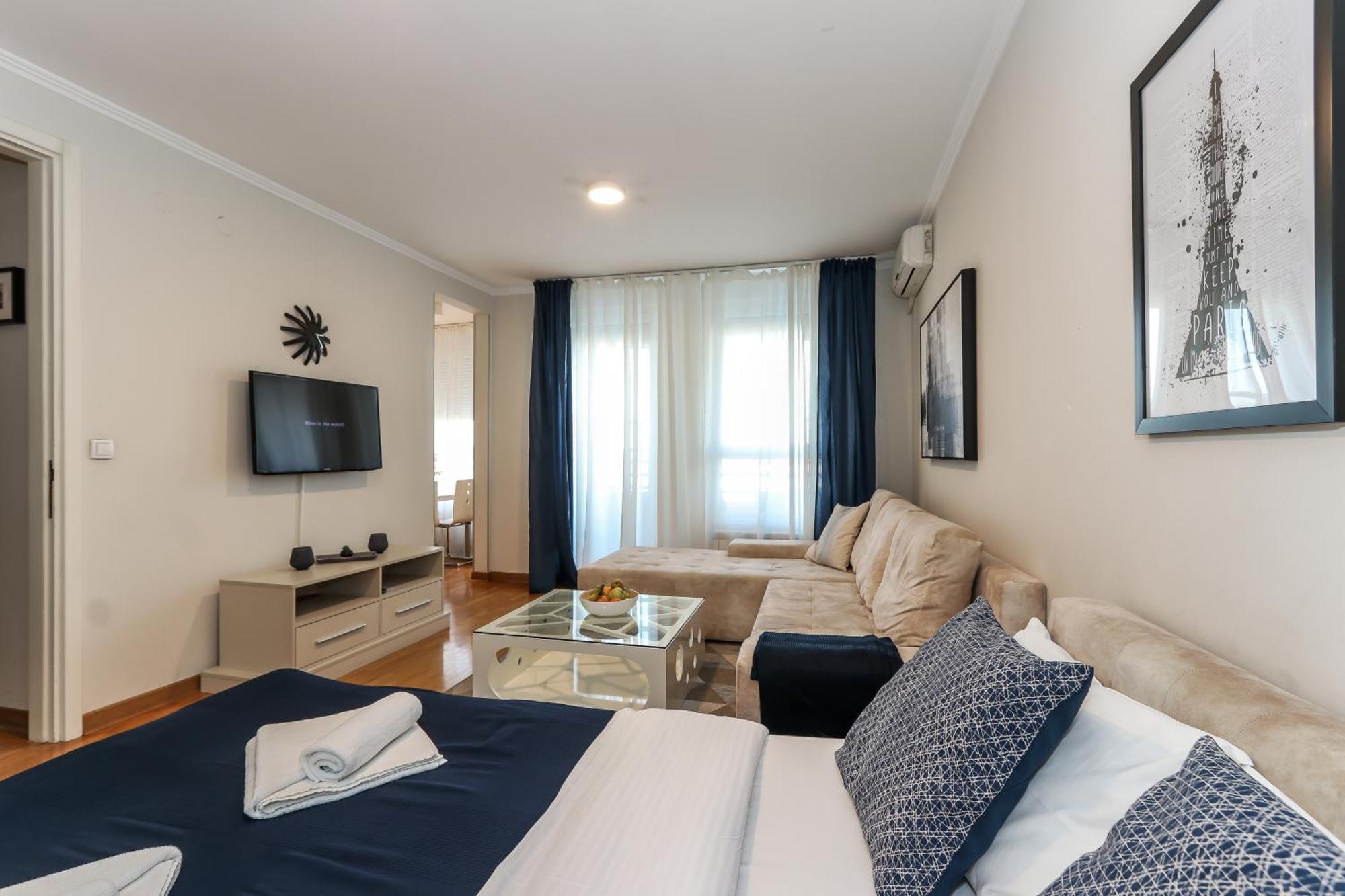 New Belgrade Apartments, Parking 5 Eur Per Day Exterior foto